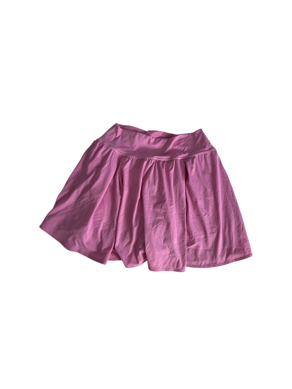 gilly hicks women size m pink pleated activewear athletic skort